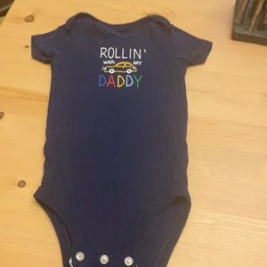 Carter’s Rollin with my daddy shirt 9mo